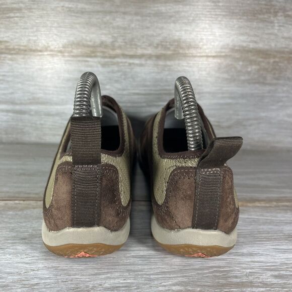 Merrell Women’s Lorelei Leather Zip Espresso Brown Slip On Hiking Shoes Size 7.5 - Picture 5 of 10